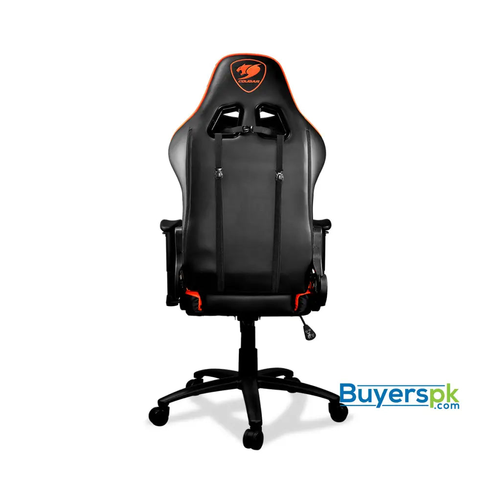 Cougar Armor One Black and Orange Gaming Chair with Reclining Height Adjustment - Price in Pakistan Cougar Armor One Black and Orange Gaming Chair with Reclining Height Adjustment - Price in Pakistan